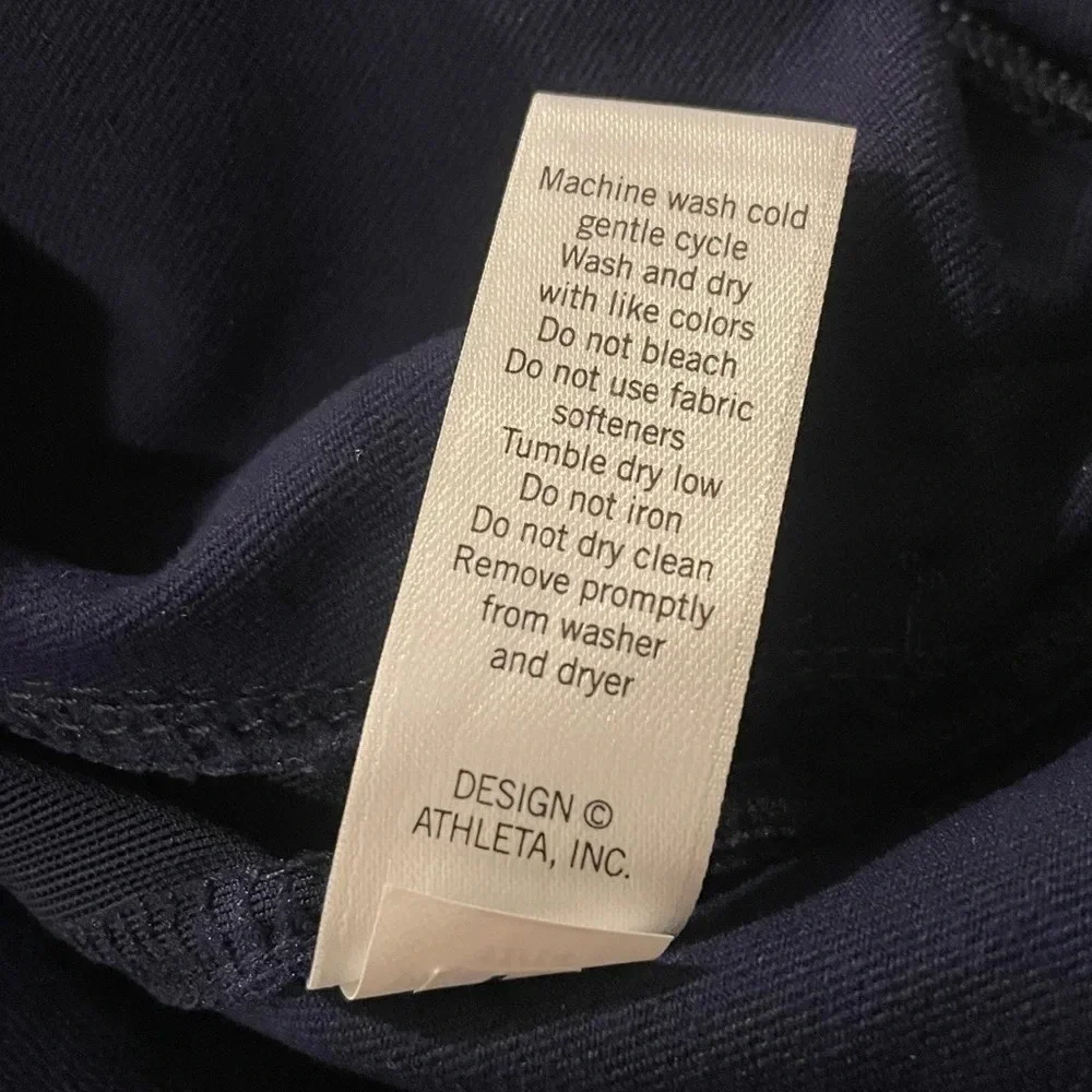 Athleta Style 243001 Dark Blue and Green Mesh Panels Full Tilt Jacket Women’s S